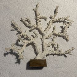 Pottery Barn Coral sculpture 