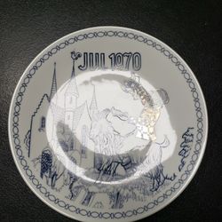 Vintage 1970's BYGDO Danmark Hans Christian Anderson Collectors Plate Klods Clumsy 