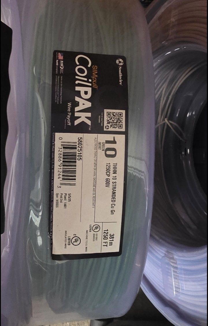 Nuevo Rollo cable de luz_ Calibre 10