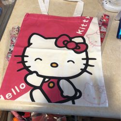Hello Kitty Large Tote Canvas Bag