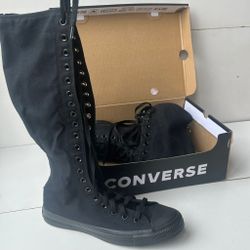 Converse Chuck Taylor All Star XX HI Black High Top Shoes Women's Size 7.5M 9.5W