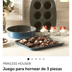 Venta Rápida Set Moldes Para Horno Princess House