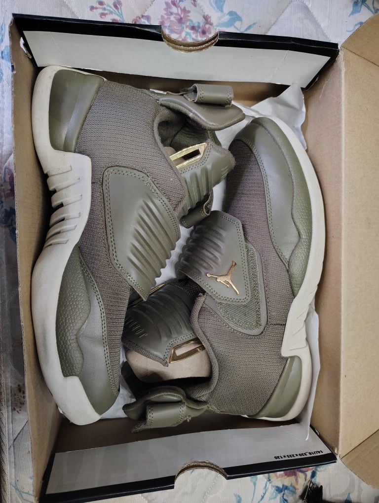 Nike Mens Air Jordan Generation 23 Olive Basketball Sneaker Shoes Size 9