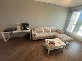 Ikea table set and sofa