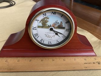 Cherry mantle clock from carters grove
