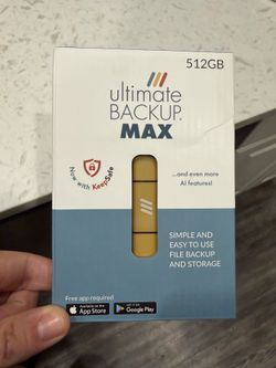 Ultimate backup MAX 512gb