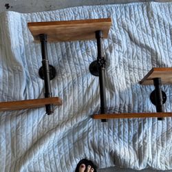 Industrial Pipe Shelving 