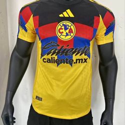Soccer America america 🦅🦅las home and away local visitante aguilas New Jersey  2025-  2026 fan version  player version small to 4xl tricampeon futbo