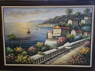 GORGEOUS OIL ON CANVAS  PAINTING 