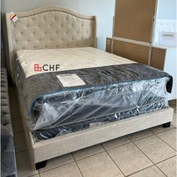 Black Friday Sale Queen  / Eastern King Size Bed Frame  ( Mattress Sold Separately )