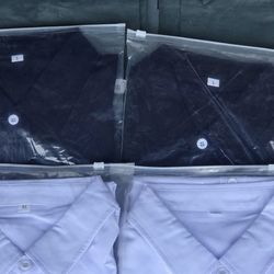 Shirts - white/ black/ green