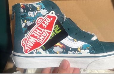 Vans  verdes con colores brillan en la noche. Nuevos   Número 2