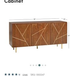 Matching Mid Century Cabinet And Desk