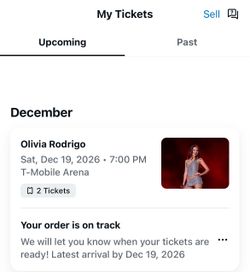Olivia Rodrigo Concert Tickets – Dec 19, 2026