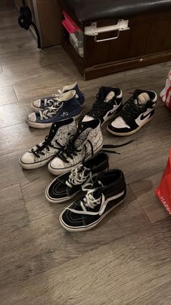 Vans SK8-Hi Black and White High-Top Sneakers