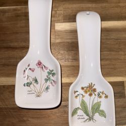Ceramic Spoon Rest Set Of 2 