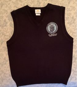 Saint Genevieve high school formal uniform vest