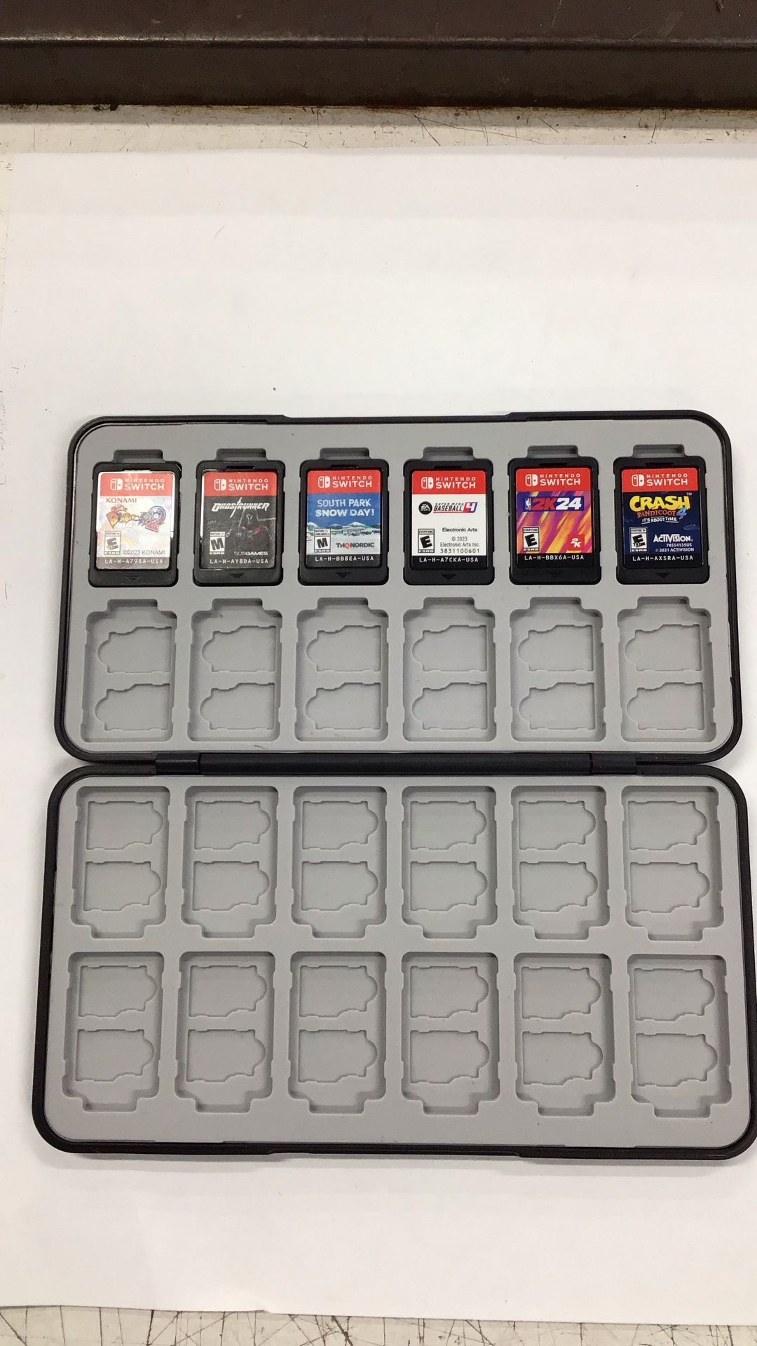 Nintendo Switch Games Super Bomber 2- Ghost Runner - South Park Snow Day- Super Mega Baseball 4-NBA 2k24- Crash $20 Each