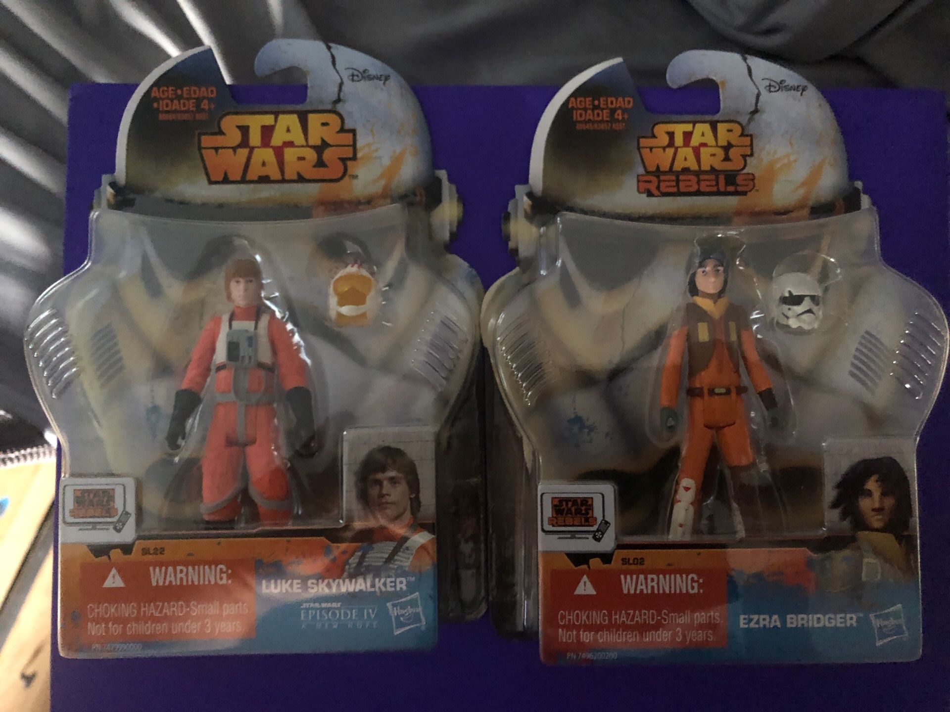 Star Wars Rebels action figures Both Luke Skywalker And Ezra Bridger