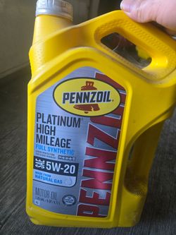 3 - Pennzoil platinum high mileage full synthetic 5w-20