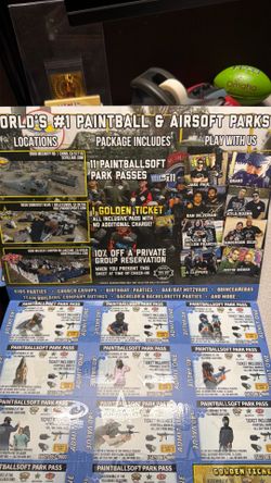 Paintball soft park passes