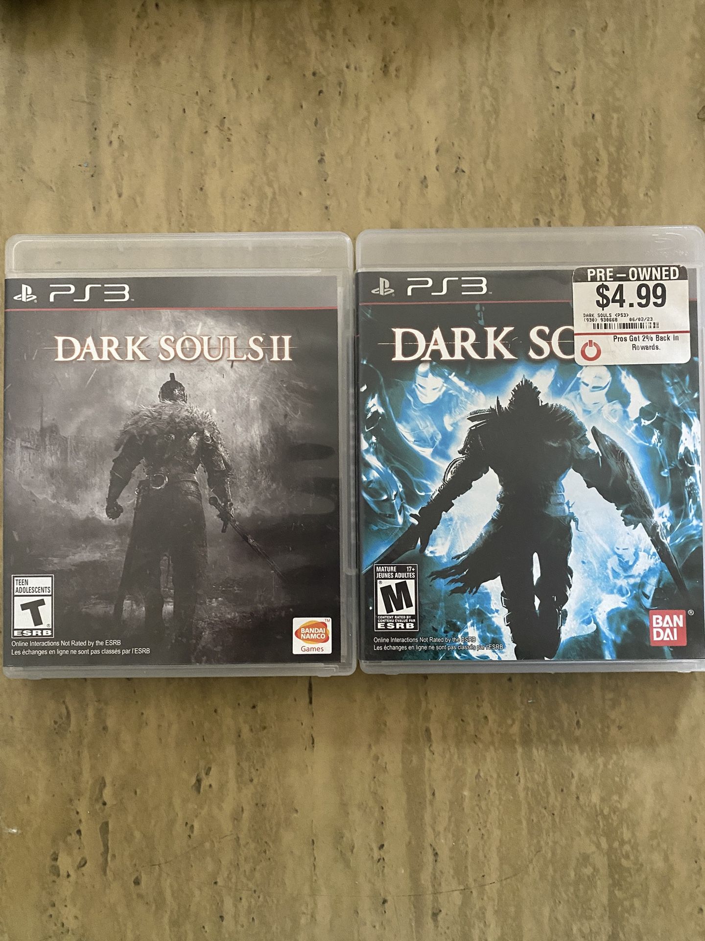Dark souls 1 & 2 ps3