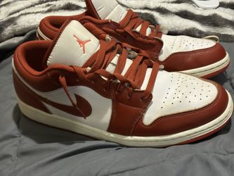 Jordan 1 Red And White Low