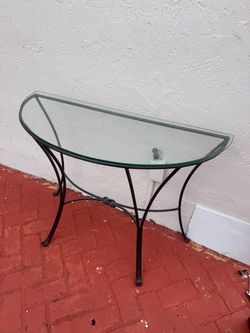 Glass table