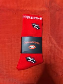 Chrome Hearts Red Socks