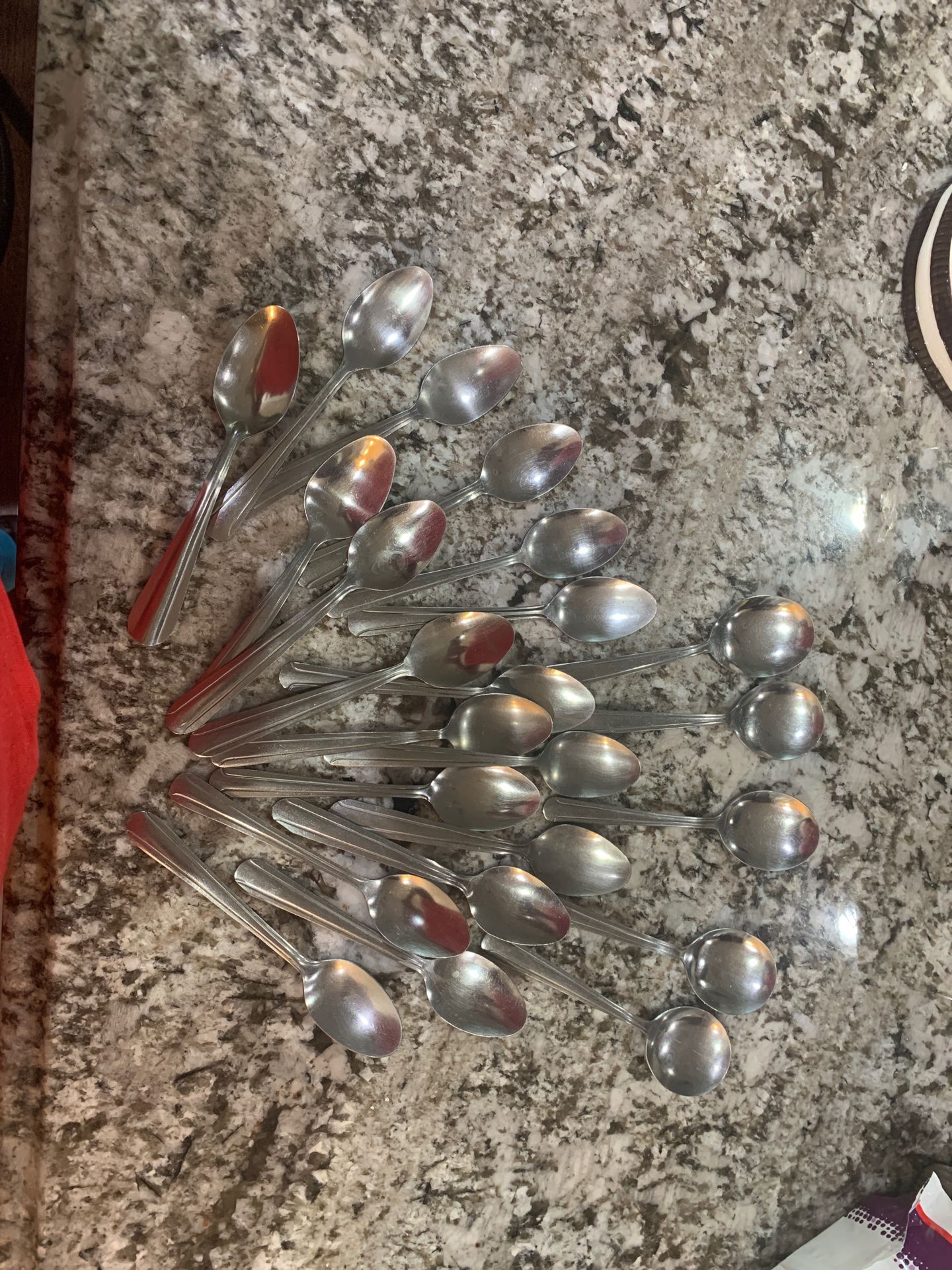 Twenty three spoons