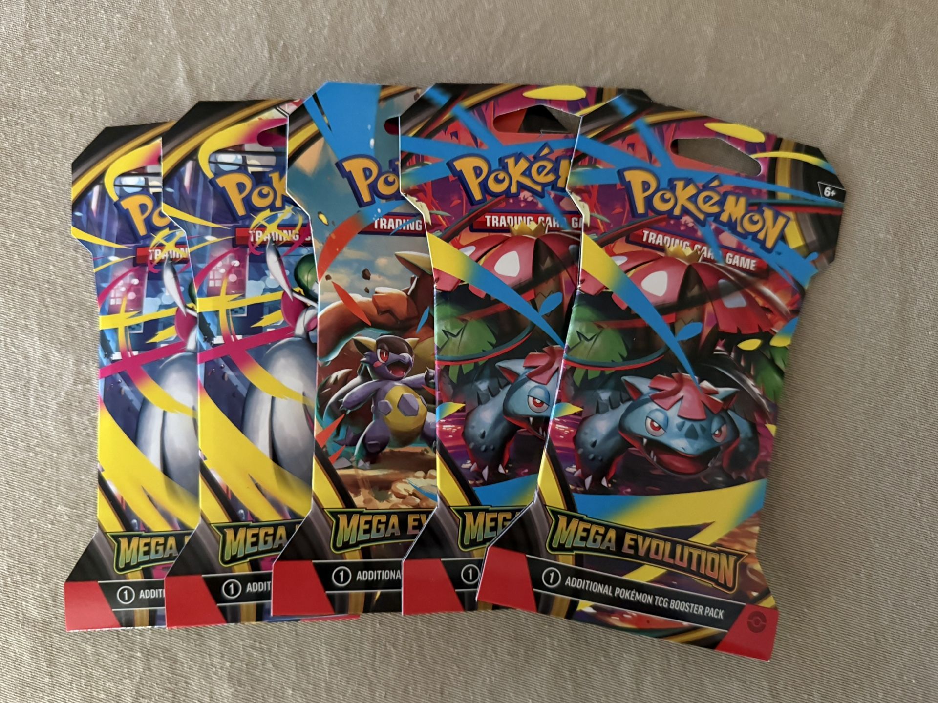 Pokemon ME1 Mega Evolution Sleeved Booster Pack