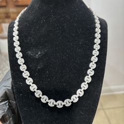 Diamond Test Approved Moissanite Gucci Link Chain