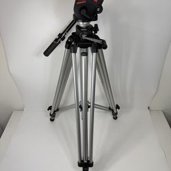 Manfrotto 3046 Heavy Duty Tripod with Bogen 3433 (501) Pro Video Fluid Head