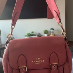 Pink Coach Crossbody 
