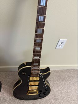 1996 Epiphone Les Paul Custom Black Beauty