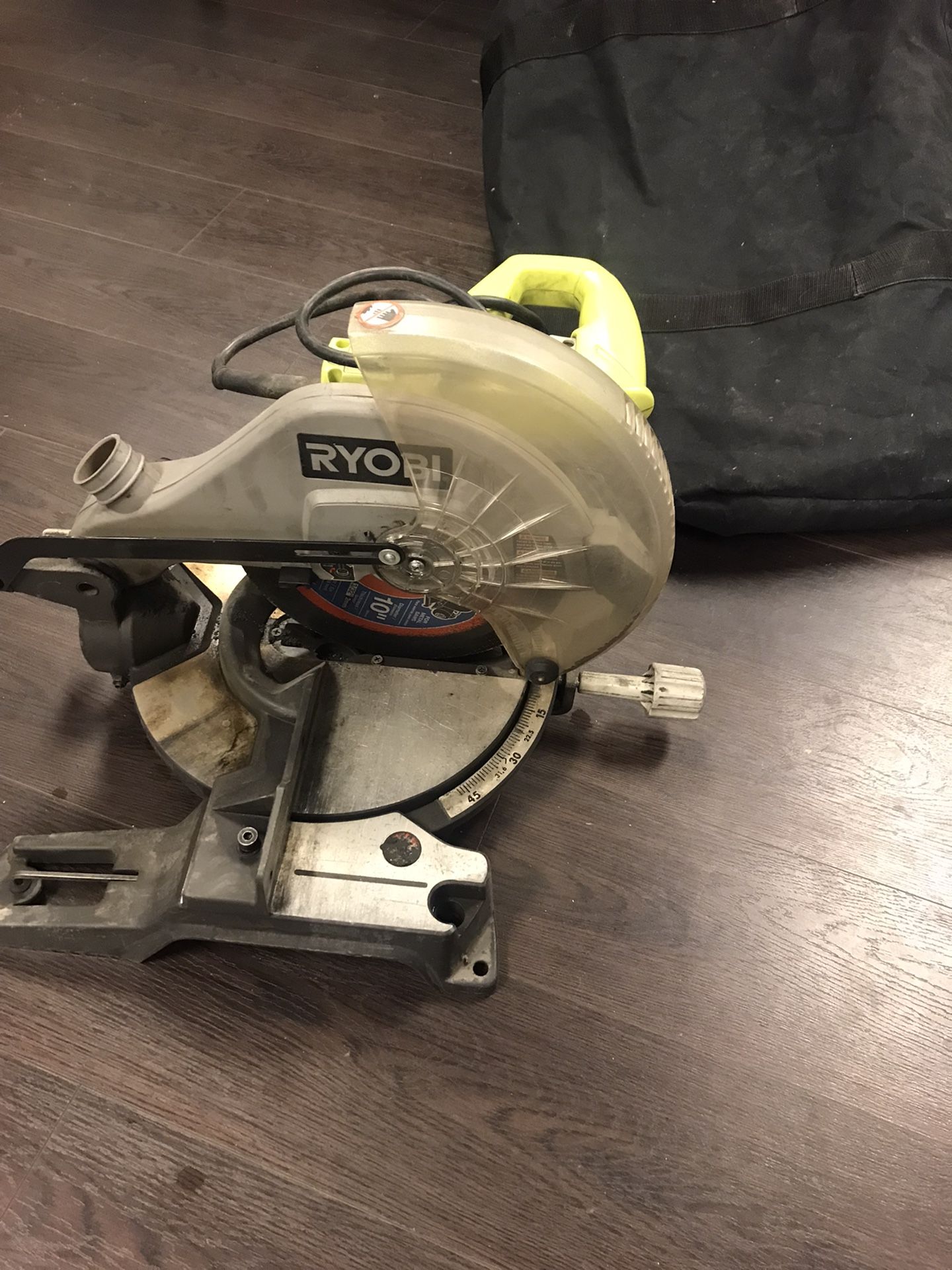 Compound Miter Ryobi TS1343L 10" Compound Miter Saw - Rotatable