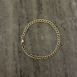 10k Curb Cuban Bracelet 