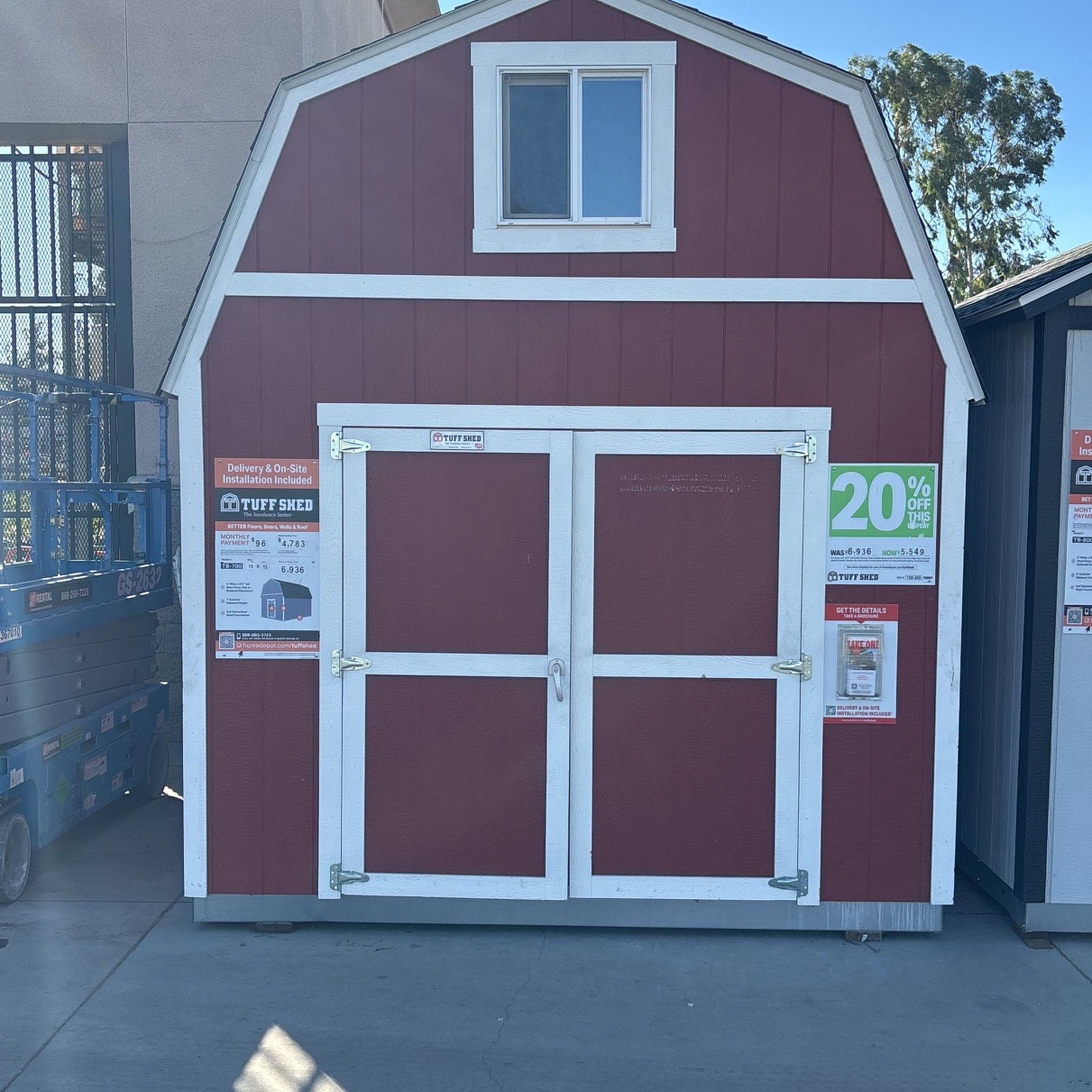 Tuff Shed Sundance TB-700 10x12 Was $6,936 Now $5,549 20% Off Financing Available!