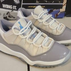 Authenticity Guarantee
 Nike Air Jordan 11 Low Cement Grey Shoes. 505835-140. Size 1 Youth 