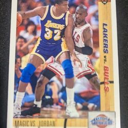 1991-92 Upper Deck #34 Magic vs Jordan