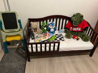 Toddler bed and mattress OBO