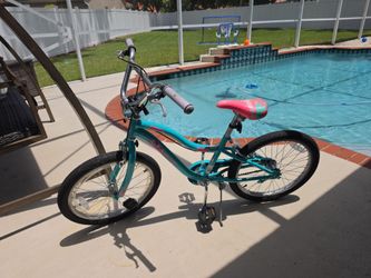Kids Teal Cruiser Bike