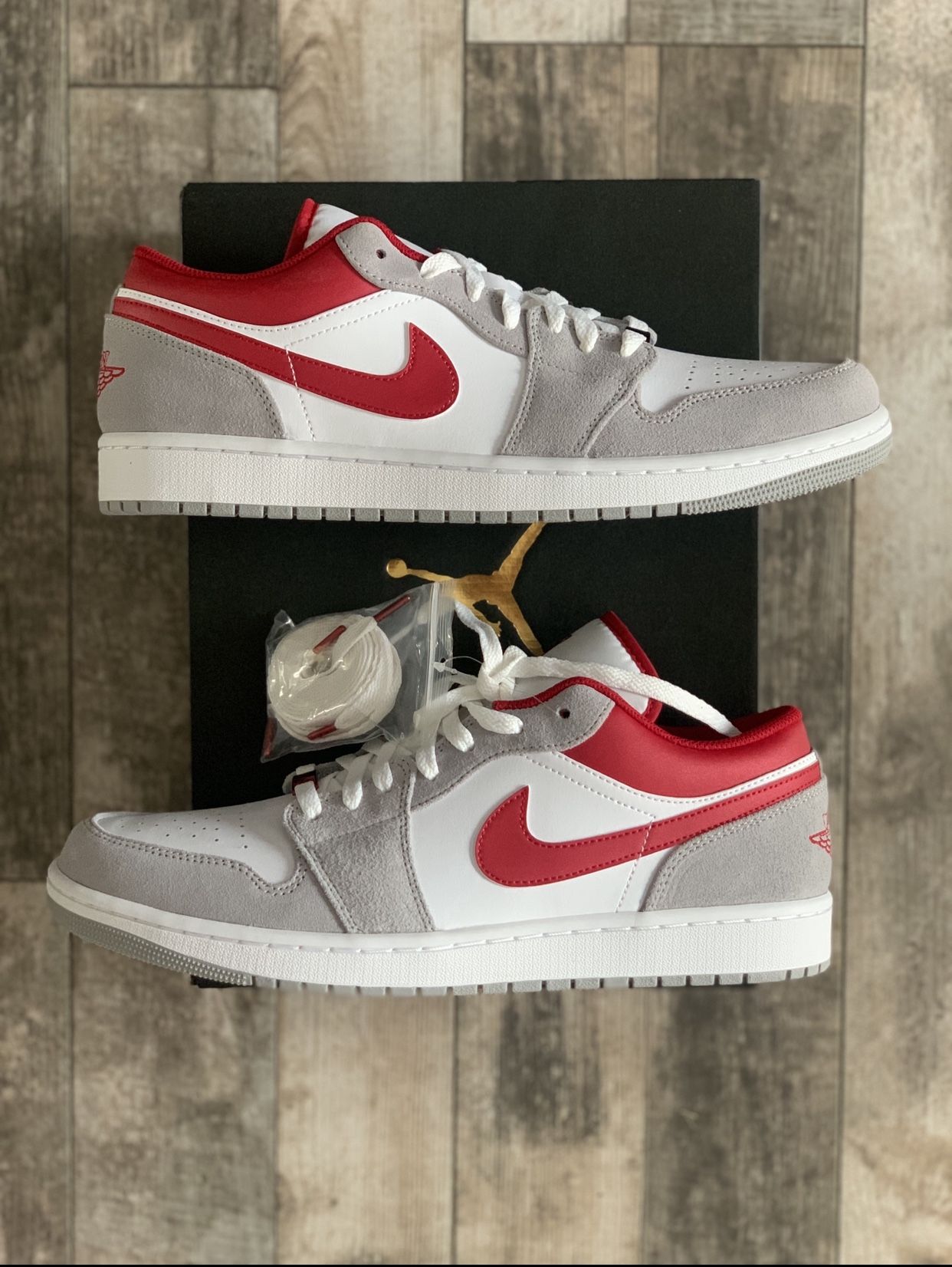 Mens Size 12 Jordan 1 Low Light Smoke Gray