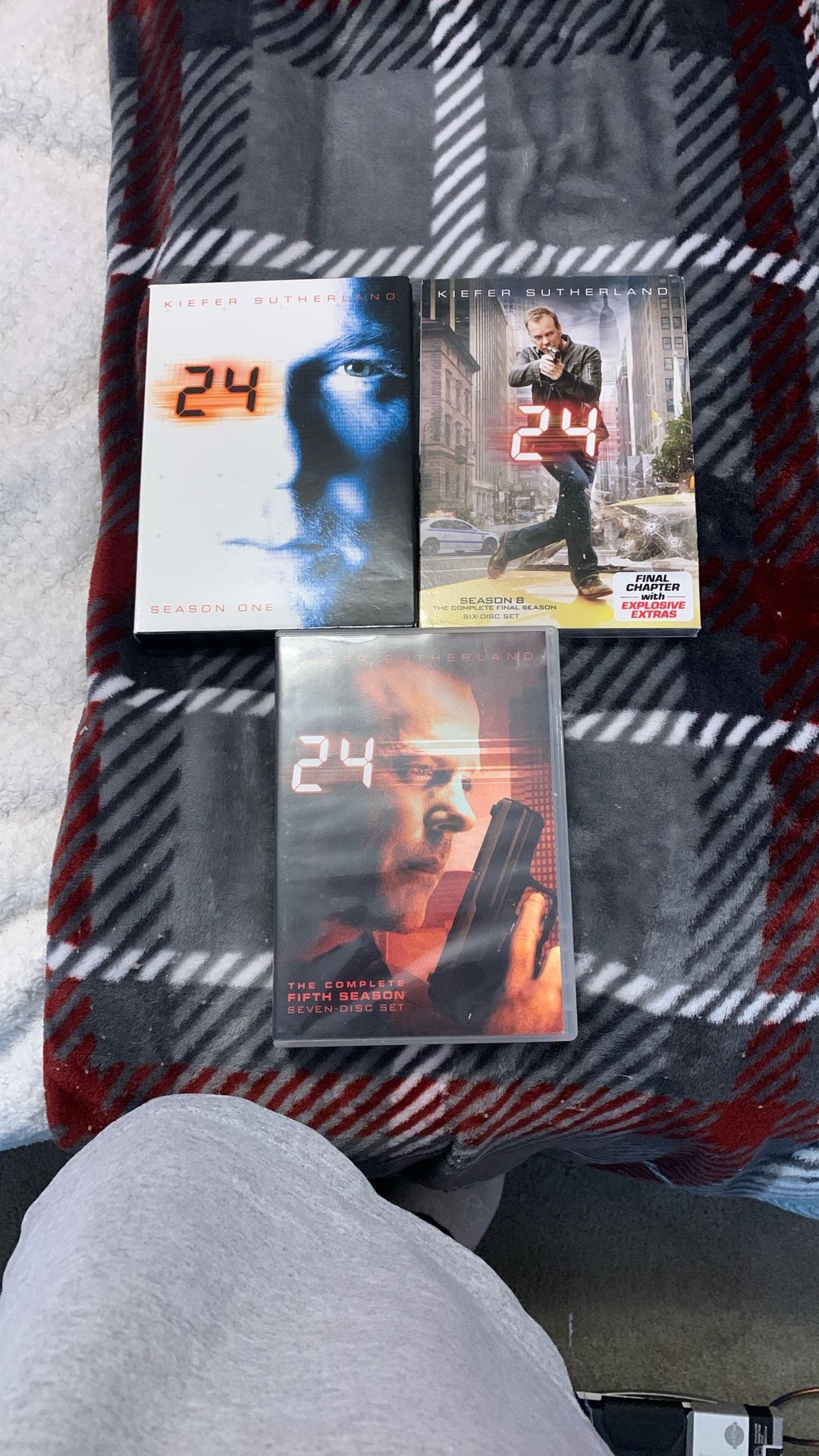 24 Series TV Show, Season1, Season 5, and Season 8