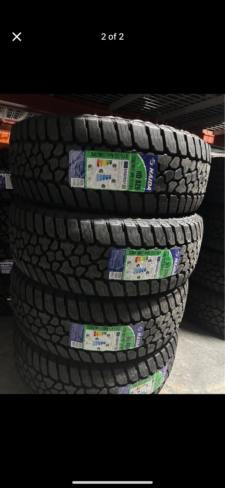 265/70/17LT Haida HD829 10ply Tires