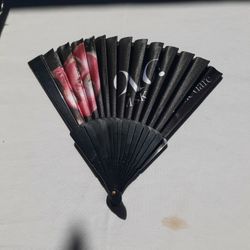 Folding Fabric Hand Fan Nylon Cloth

