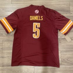 Men's Washington Commanders Jayden Daniels Burgundy Jersey, M To 3xl 