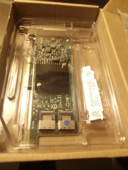 LSI controller card with cables