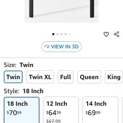 Twin Metal Bed Frame