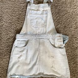 Denim Overall Dress 